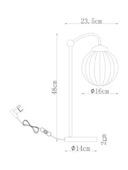 Brass Bourton Desk Lamp - Image 6 of 6
