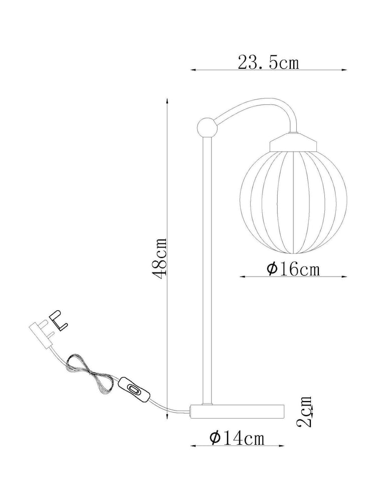 Brass Bourton Desk Lamp - Image 6 of 6