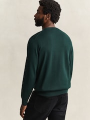 GANT Green Crew Neck Jumper - Image 2 of 4