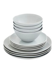 Sophie Conran Grey Arbor 12 Piece Dinner Set - Image 2 of 3