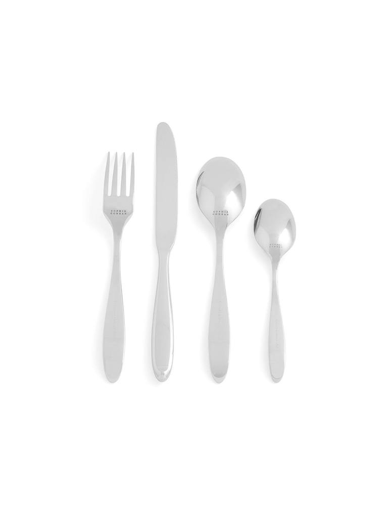 Sophie Conran Silver 24 Piece Cutlery Set - Image 1 of 2