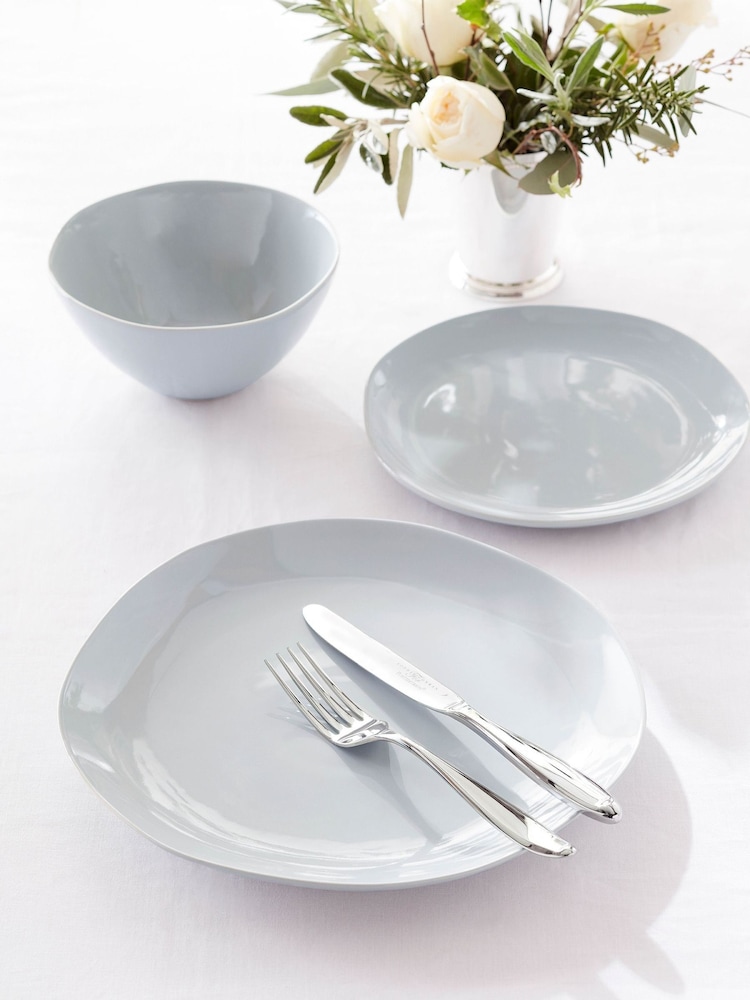 Sophie Conran Set of 4 Grey Arbor Salad Plates - Image 1 of 2