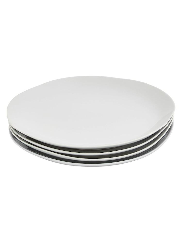Sophie Conran Set of 4 Grey Arbor Salad Plates - Image 2 of 2