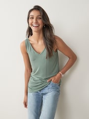 Schwarz/Weiß/Grau/Blau/Grün - Slouch-Tops, 5er-Pack - Bild 9 von 14