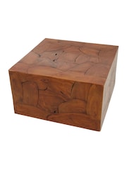 Fifty Five South Brown Surak Teak Wood Coffee Table - Image 5 of 6