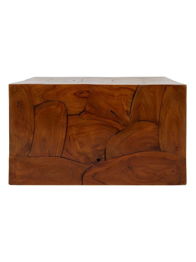 Fifty Five South Brown Surak Teak Wood Coffee Table - Image 6 of 6