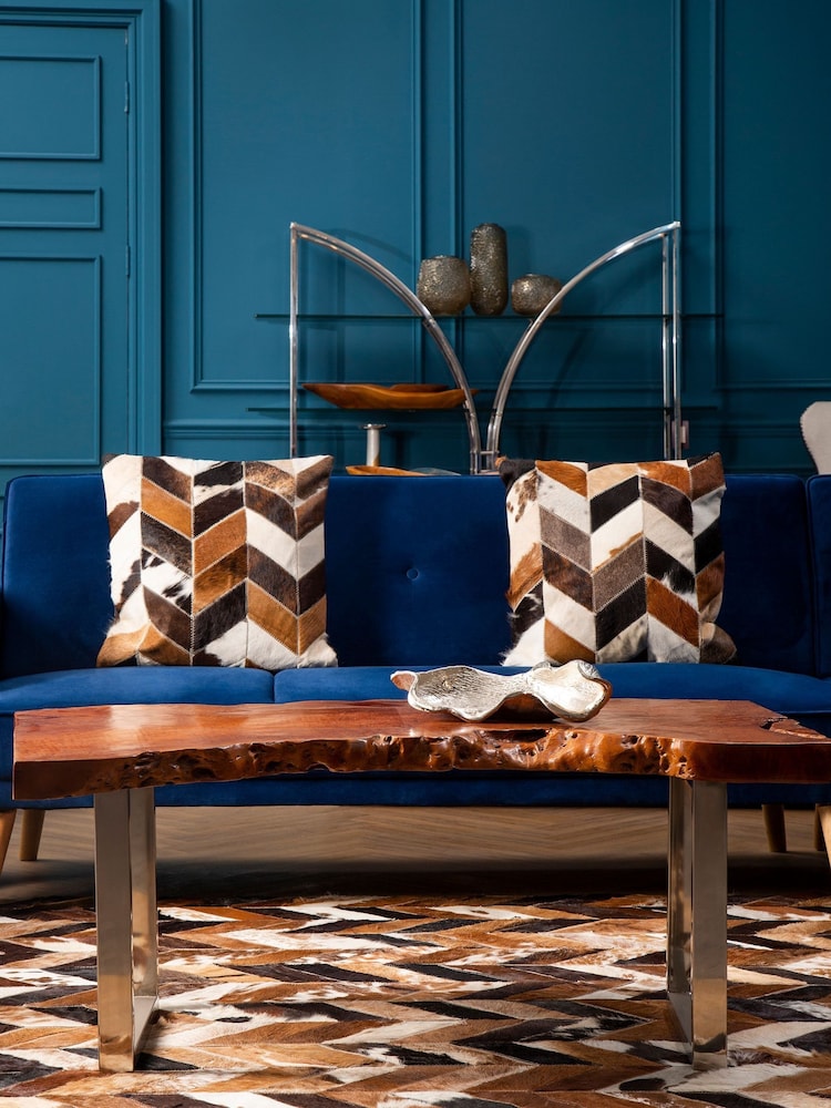 Fifty Five South Brown Surak Longan Wood Coffee Table - Image 1 of 5