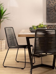 Fifty Five South Black Sisal Chair - Image 1 of 6
