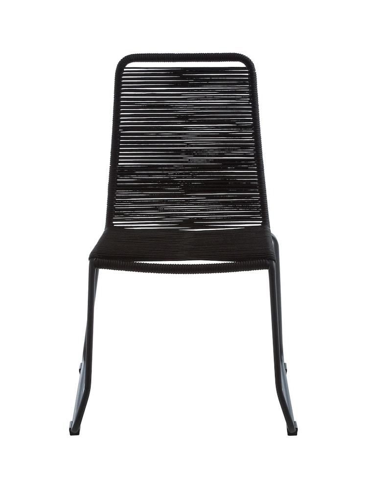 Fifty Five South Black Sisal Chair - Image 2 of 6