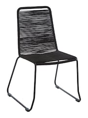 Fifty Five South Black Sisal Chair - Image 3 of 6