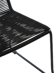 Fifty Five South Black Sisal Chair - Image 5 of 6