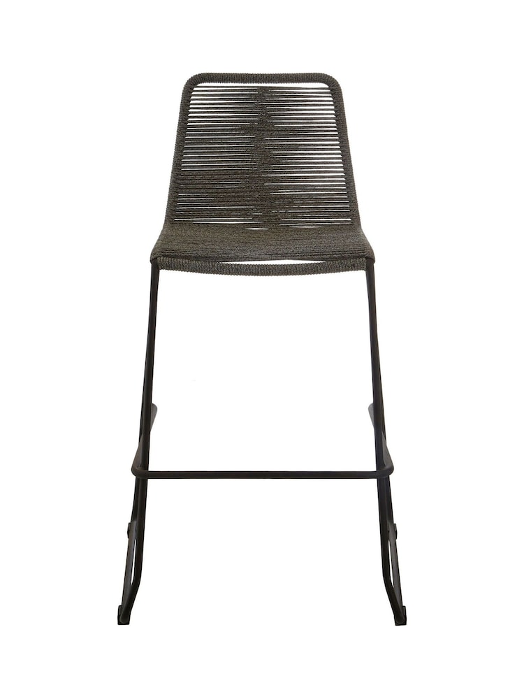 Fifty Five South Grey Sisal Bar Stool - Image 2 of 4