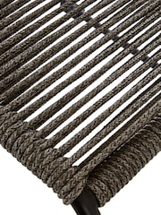 Fifty Five South Grey Sisal Bar Stool - Image 4 of 4
