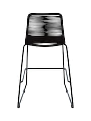 Fifty Five South Black Sisal Bar Stool - Image 3 of 7