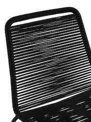 Fifty Five South Black Sisal Bar Stool - Image 6 of 7