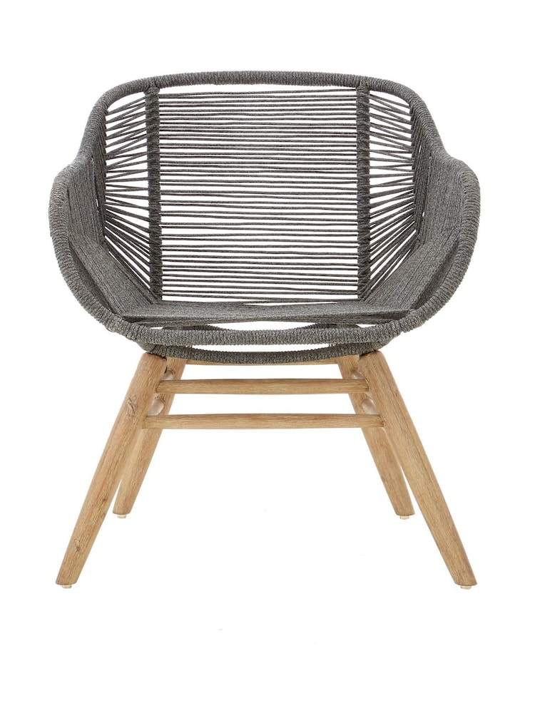 Fifty Five South Grey Sisal Armchair - Image 2 of 7