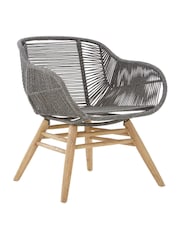 Fifty Five South Grey Sisal Armchair - Image 3 of 7