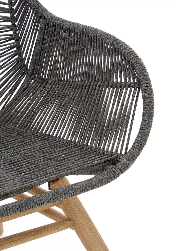 Fifty Five South Grey Sisal Armchair - Image 7 of 7