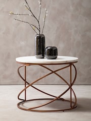 Fifty Five South White Nirav Marble Coffee Table - Image 1 of 3