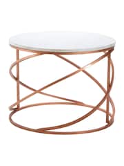 Fifty Five South White Nirav Marble Coffee Table - Image 2 of 3