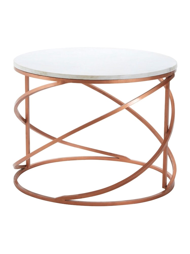 Fifty Five South White Nirav Marble Coffee Table - Image 2 of 3