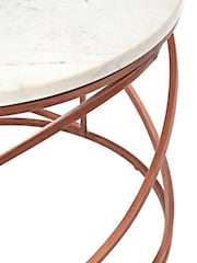 Fifty Five South White Nirav Marble Coffee Table - Image 3 of 3