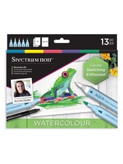 Spectrum Noir Green 13 Piece Discovery Watercolour Set - Image 2 of 3