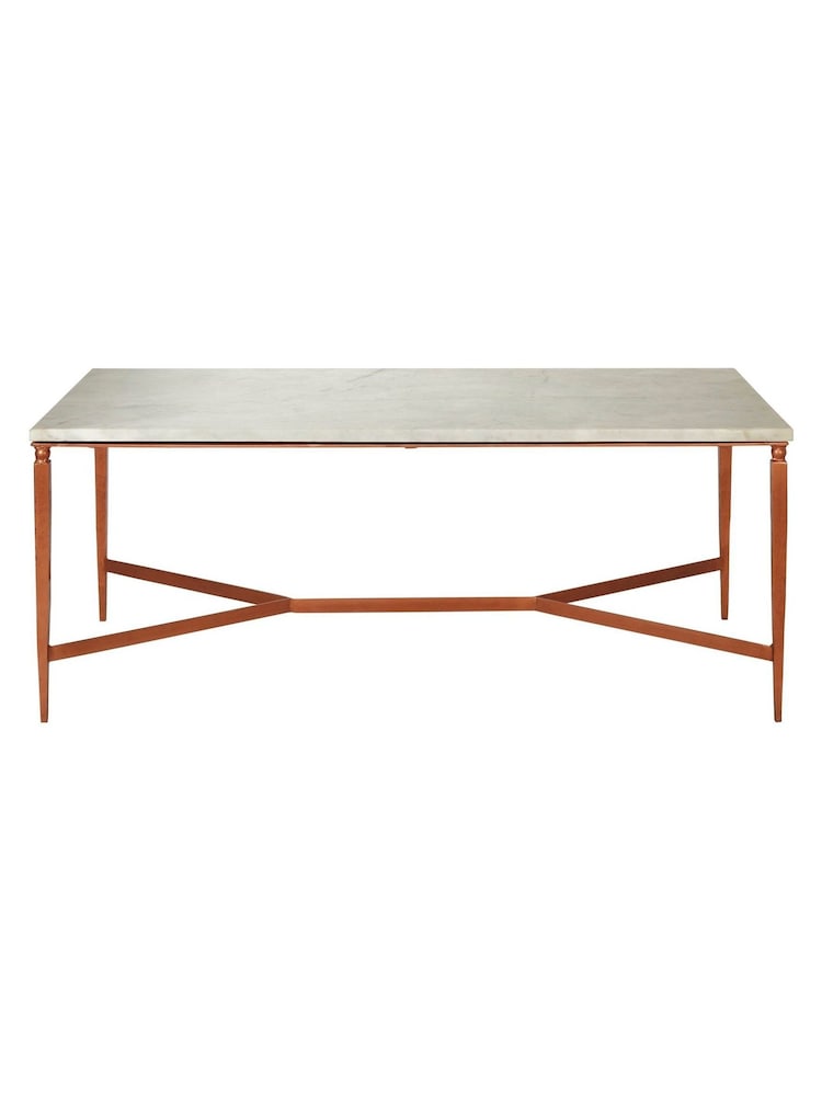 Fifty Five South White Nirav Marble Top Coffee Table - Image 2 of 4
