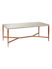 Fifty Five South White Nirav Marble Top Coffee Table - Image 3 of 4