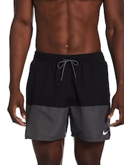 Nike Black 5 Inch Essential Volley Swim Shorts - Image 1 of 8