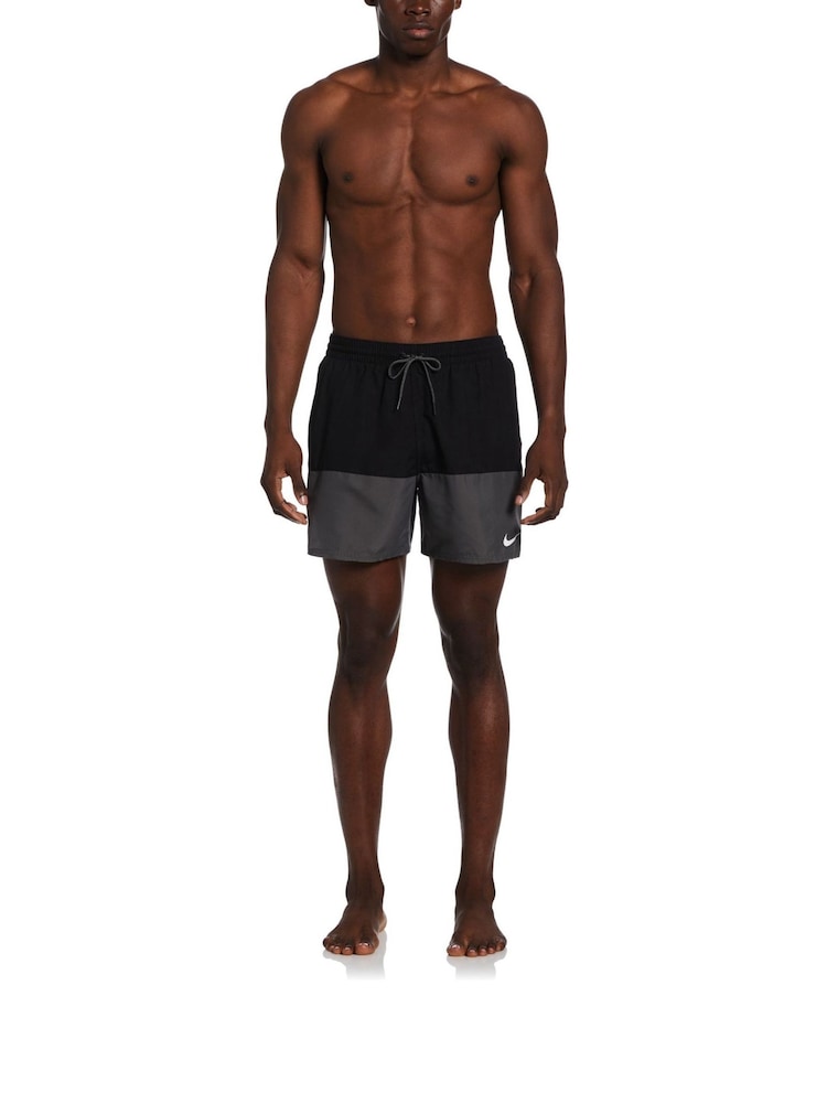 Nike Black 5 Inch Essential Volley Swim Shorts - Image 3 of 8