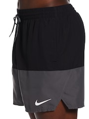 Nike Black 5 Inch Essential Volley Swim Shorts - Image 4 of 8