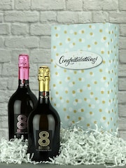 Le Bon Vin Congratulations Prosecco Wine Gift Box - Image 2 of 2