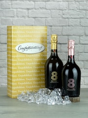 Le Bon Vin Congratulations Prosecco Wine Gift Box - Image 1 of 2