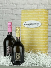Le Bon Vin Congratulations Prosecco Wine Gift Box - Image 2 of 2
