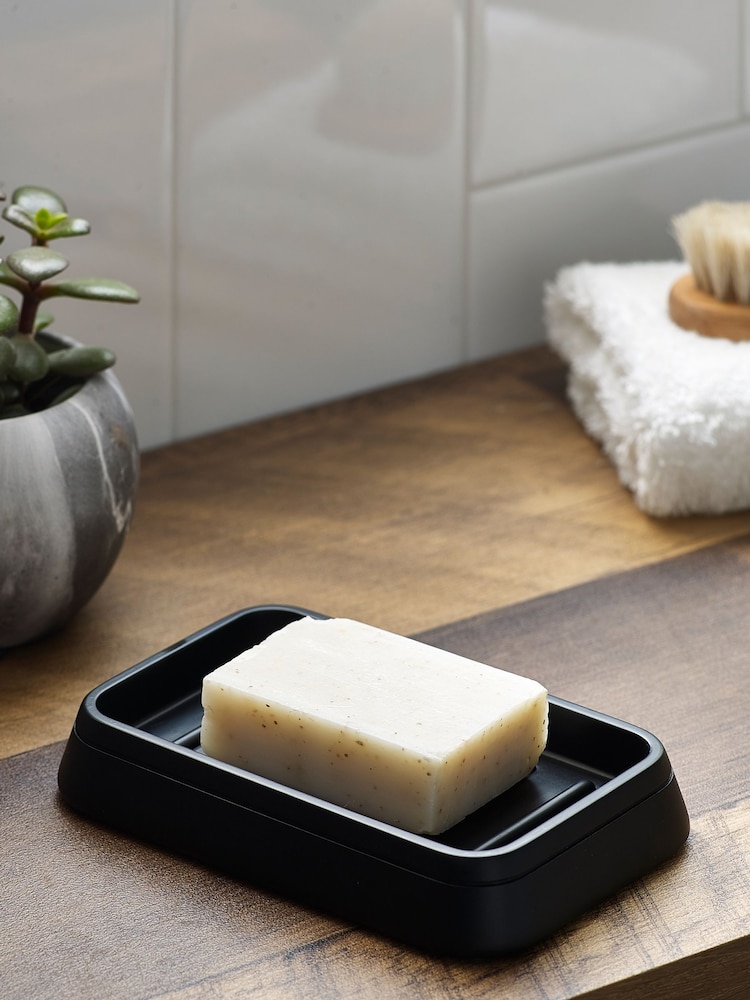 Black Moderna Soap Dish - Image 1 of 3