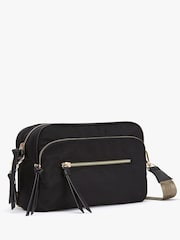 Mint Velvet Black Nylon Cross-Body Bag - Image 3 of 4