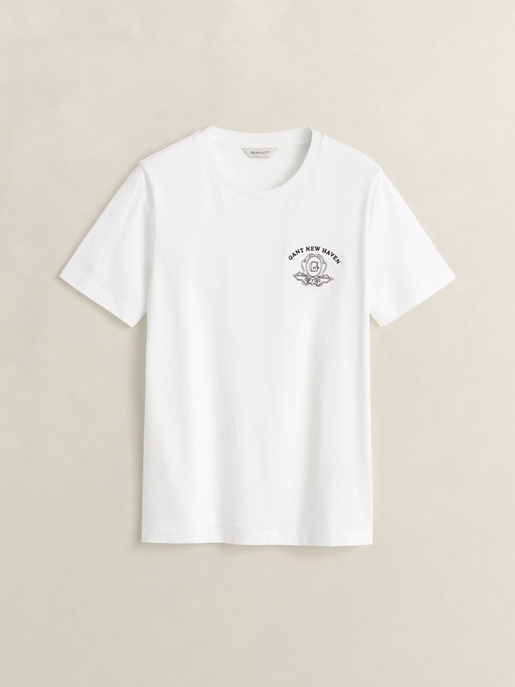 GANT Collegiate Logo Graphic T-Shirt - Bild 1 von 2 GANT Collegiate Logo Graphic T-Shirt - Bild 1 von 2