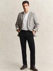 Melns - GANT Smart Slim Fit smalka tvīla chino bikses - Attēls 2 no 5