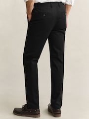 Melns - GANT Smart Slim Fit smalka tvīla chino bikses - Attēls 3 no 5