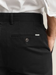 Melns - GANT Smart Slim Fit smalka tvīla chino bikses - Attēls 5 no 5