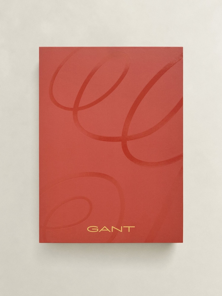 Подарочный комплект с фланелевой пижамой в клетку Gant - Изображение 8 8