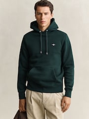 GANT Green Shield Logo Hoodie - Image 1 of 4