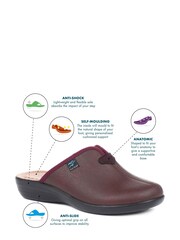 Fly Flot Purple Ladies Wide Fit Anatomic Clogs - Image 2 of 6