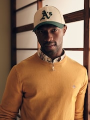 GANT Yellow Lambswool Crew Neck Jumper - Image 2 of 5