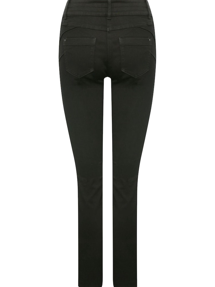 M&Co Black Lift And Shape Straight Jeans - Image 2 of 4