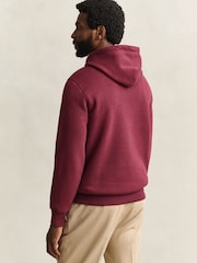 Czerwony - Bluza z kapturem Gant Shield z logo - Obraz 2 z 4