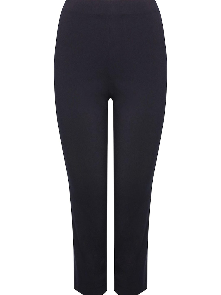 M&Co Cropped Stretch-Hose, Blau - Bild 2 von 2