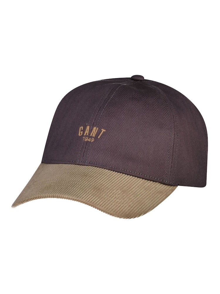 GANT Grey Waxed Logo Cap - Image 1 of 1 GANT Grey Waxed Logo Cap - Image 1 of 1