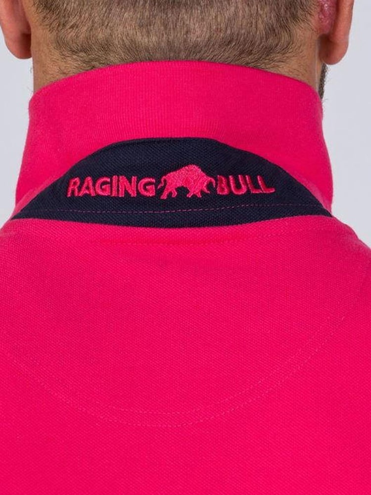 Pink - Raging Bull klassisches Poloshirt - Bild 4 von 4